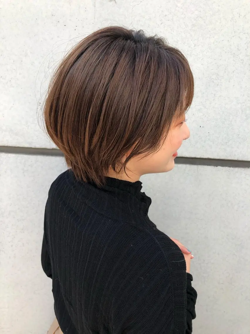 ショート カラー 児玉秀人 縮毛矯正/髪質改善のヘアスタイル