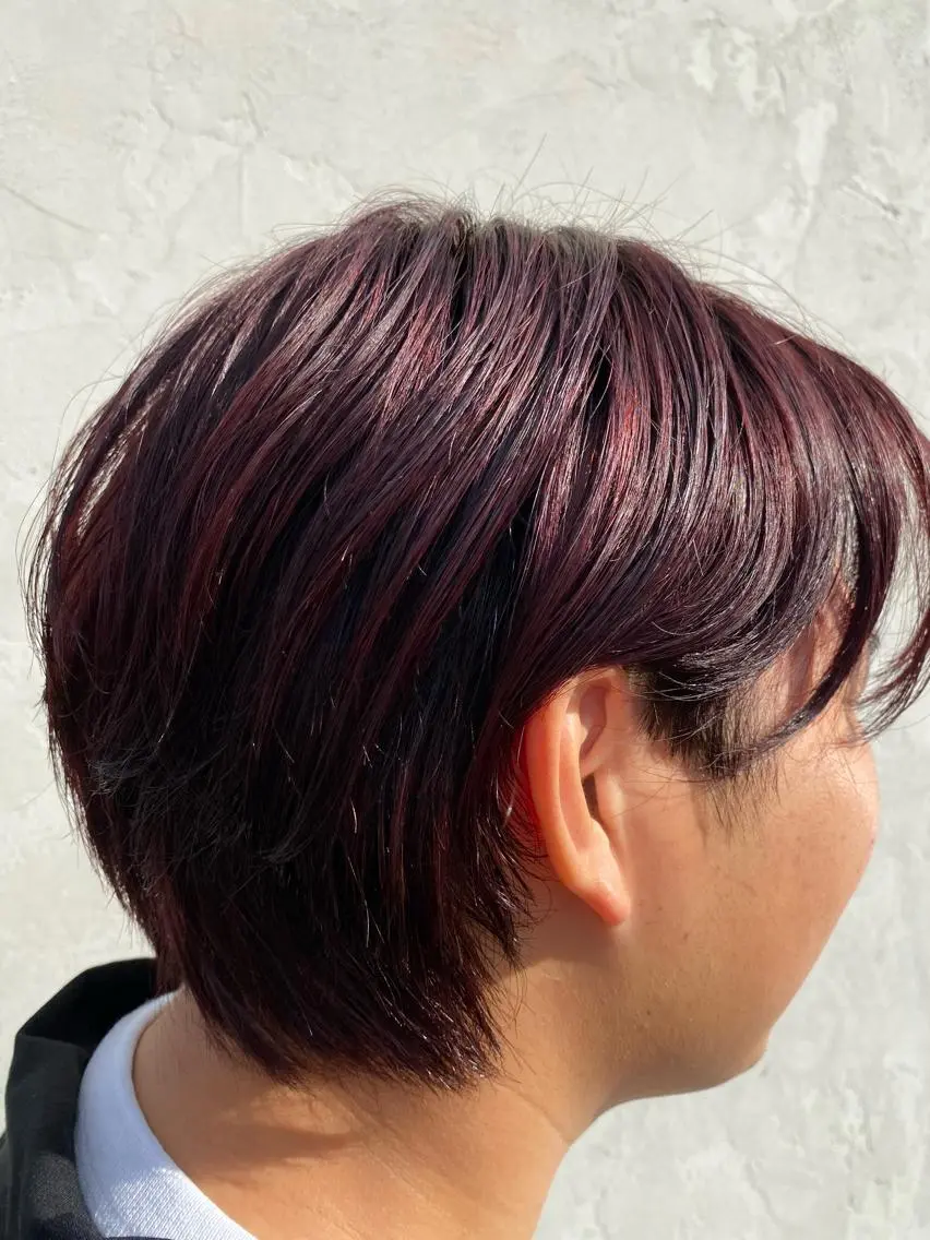 ショート 梶浦 颯のヘアスタイル