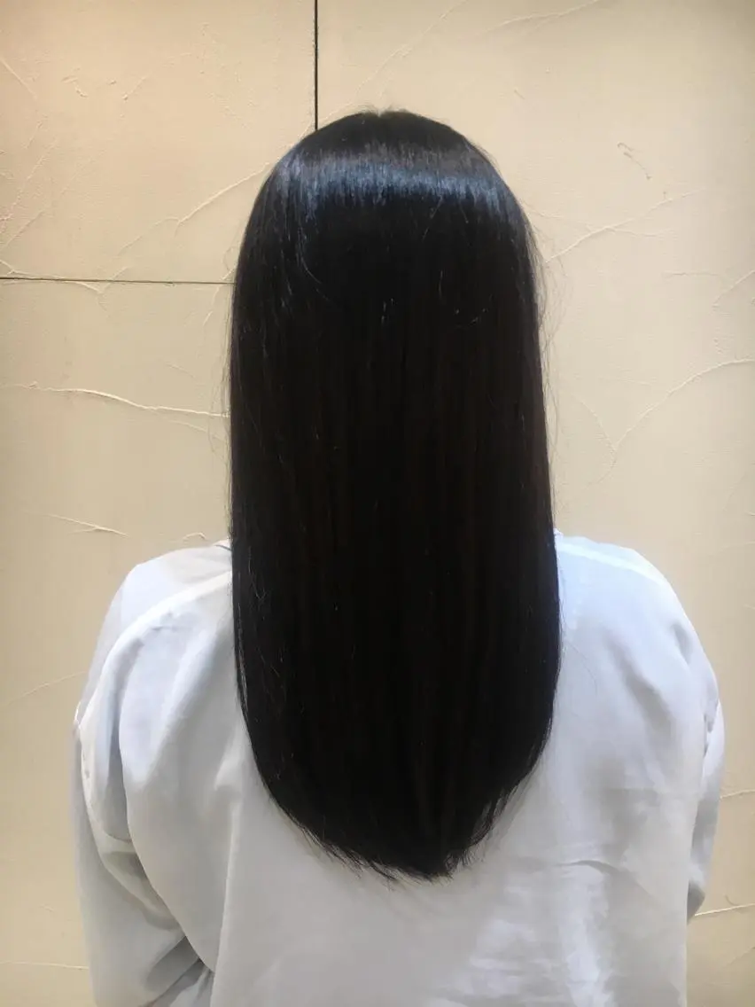 ロング カラー ブラウンカラー ダークブラウン ミドウチ アヤカのヘアスタイル
