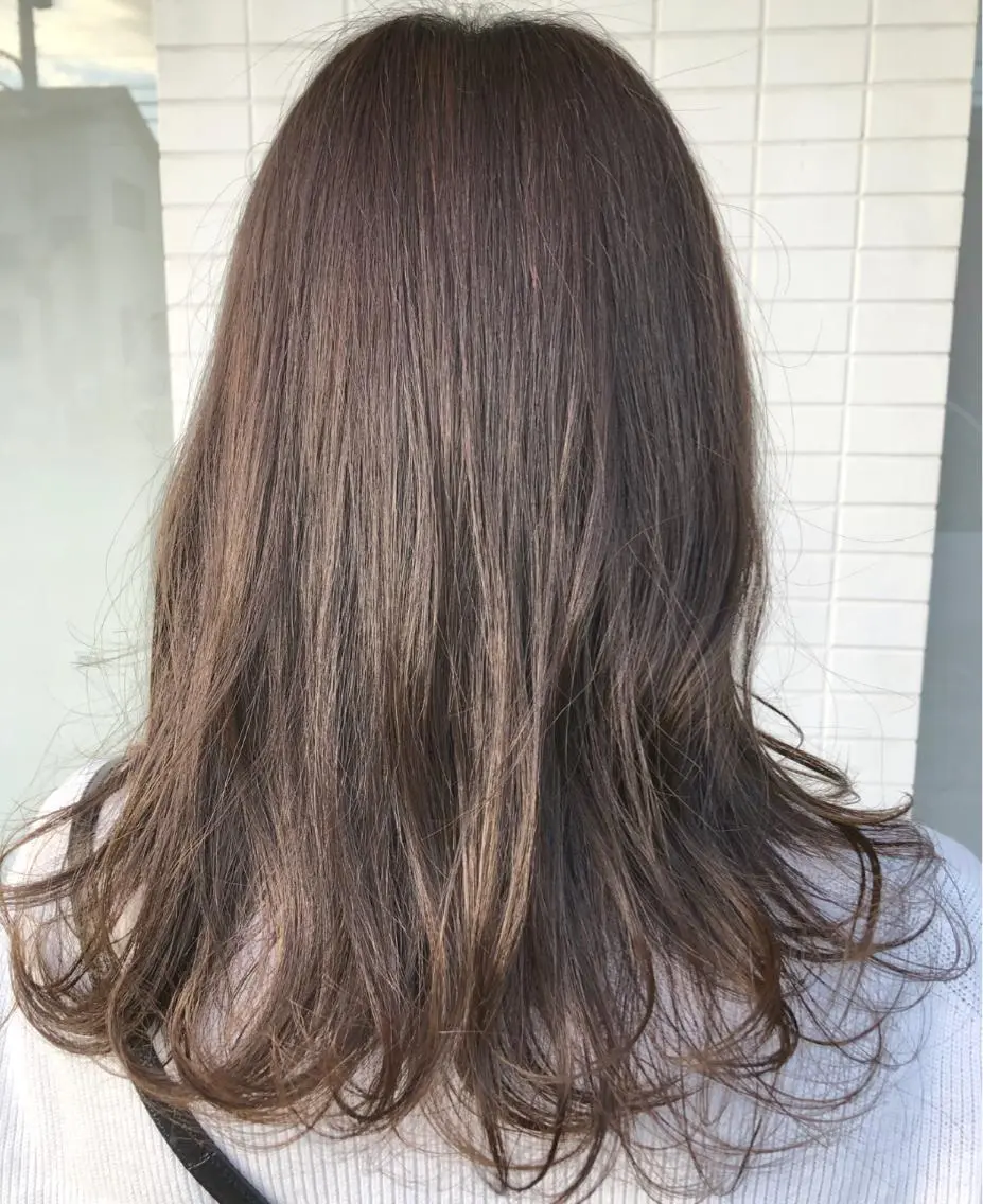 セミロング 菊池 幹のヘアスタイル