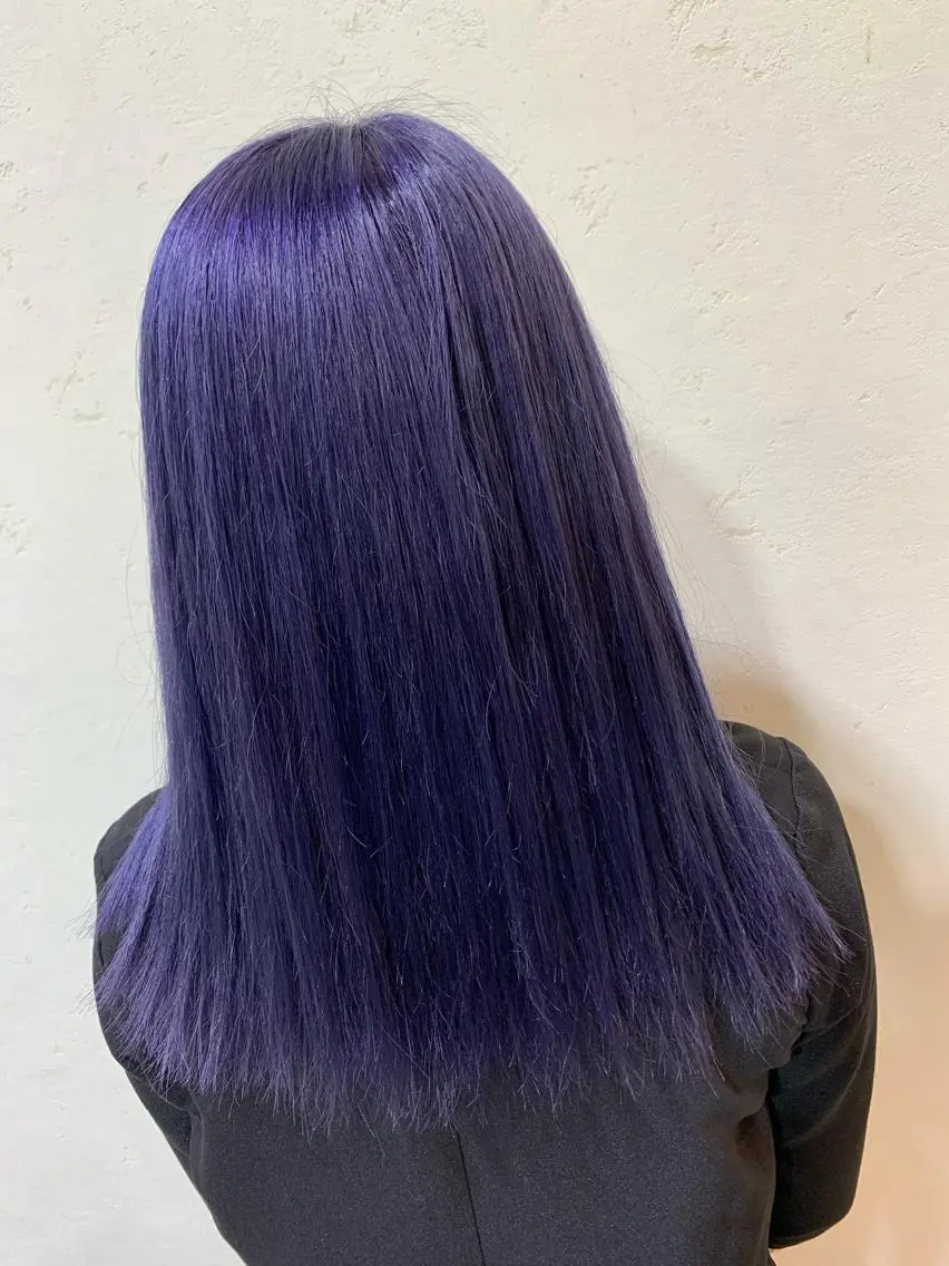 セミロング カラー ヘアカラー トリートメント 天野 開のヘアスタイル