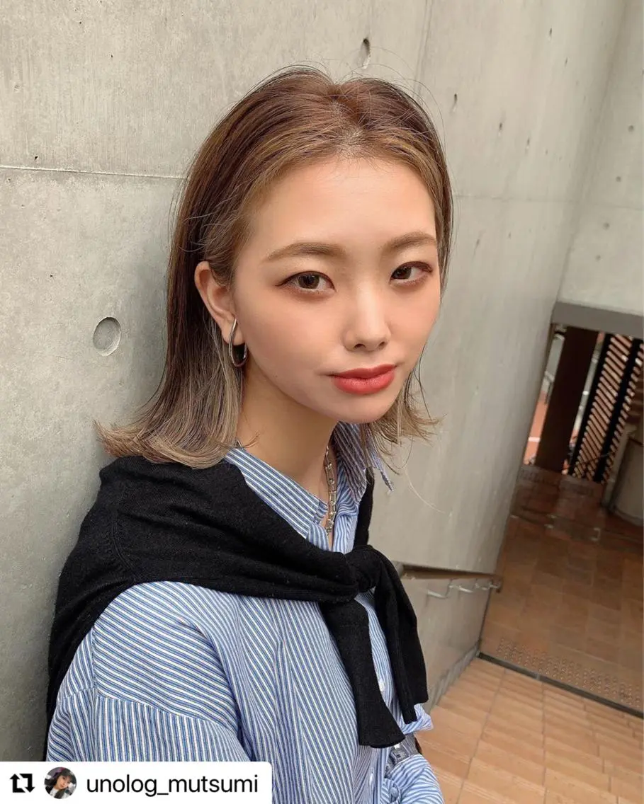 ショート カラー box mico. mutsumiのヘアスタイル