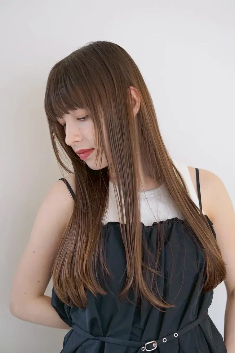 カラー ヘアアレンジ トリートメント ✨透明感カラー✨ suzuka🫧のヘアスタイル