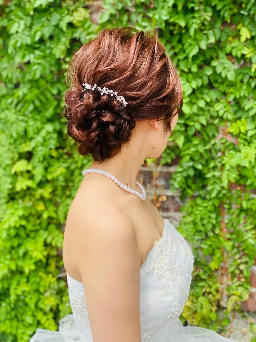 ヘアアレンジ 結婚式・ブライダル ヘアセットサロン ココのヘアスタイル