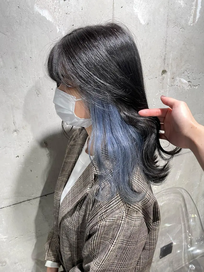 ロング カラー ヘアカラー トリートメント ヘッドスパ ヘアセット 赤み消しカラー 🍀JUNKIのヘアスタイル