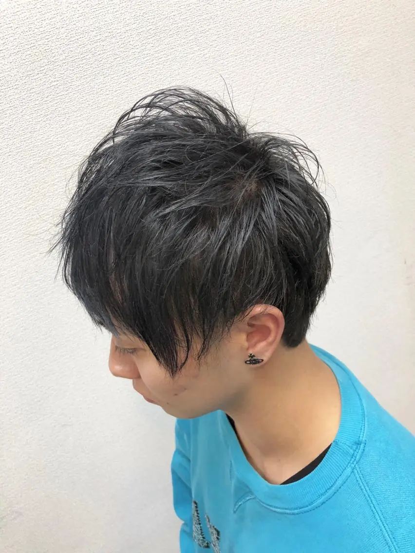 カラー メンズ SHIORI💜口コ ミNo.1艶カラーのヘアスタイル