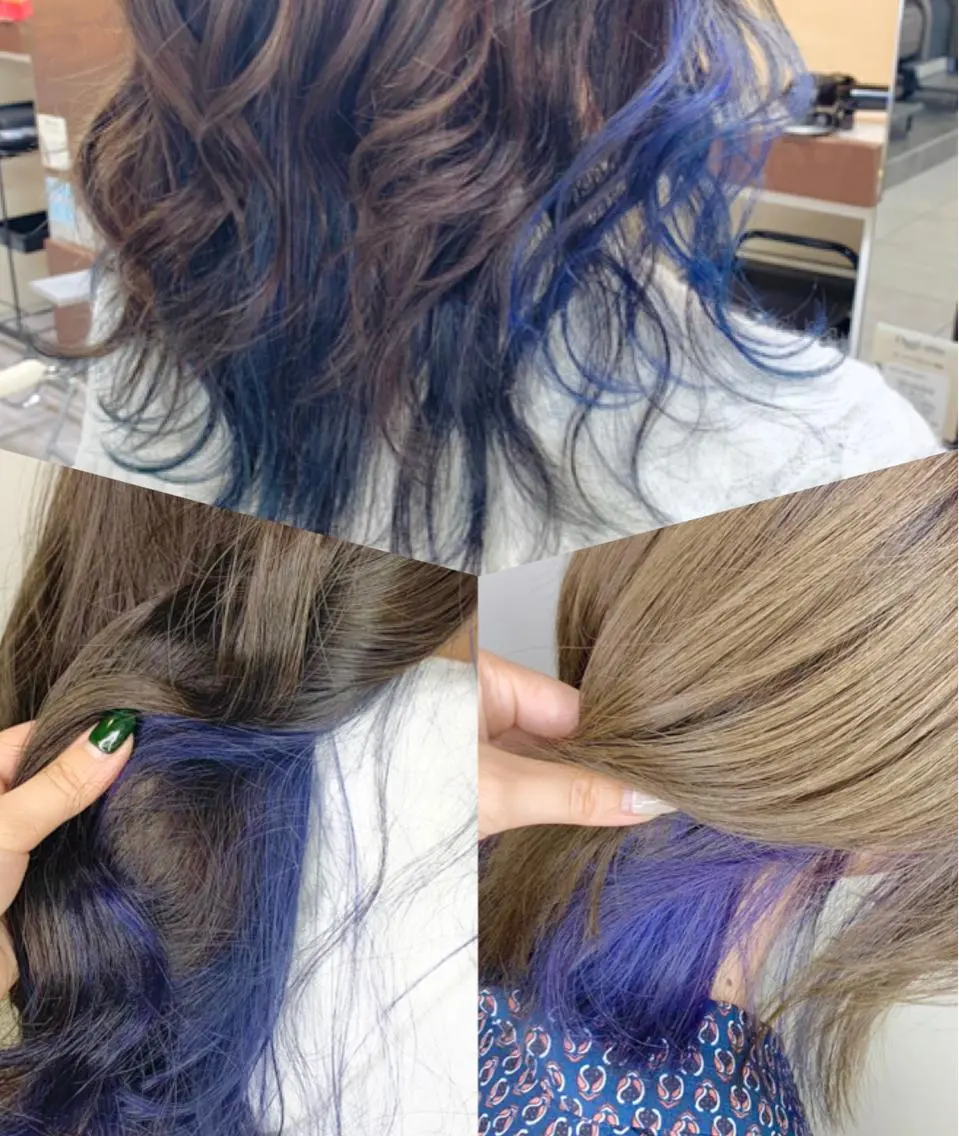 セミロング レイヤー/艶髪カラー 森本くるみのヘアスタイル
