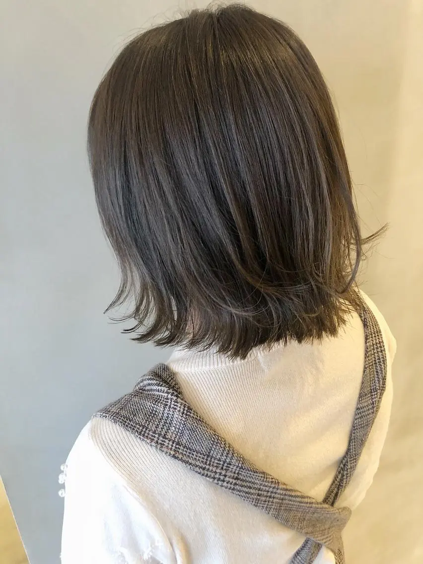 ショート アッシュ ボブ エクステ 外国人風カラー ハイライト 夜23時まで予約🉑 reverieあきらのヘアスタイル
