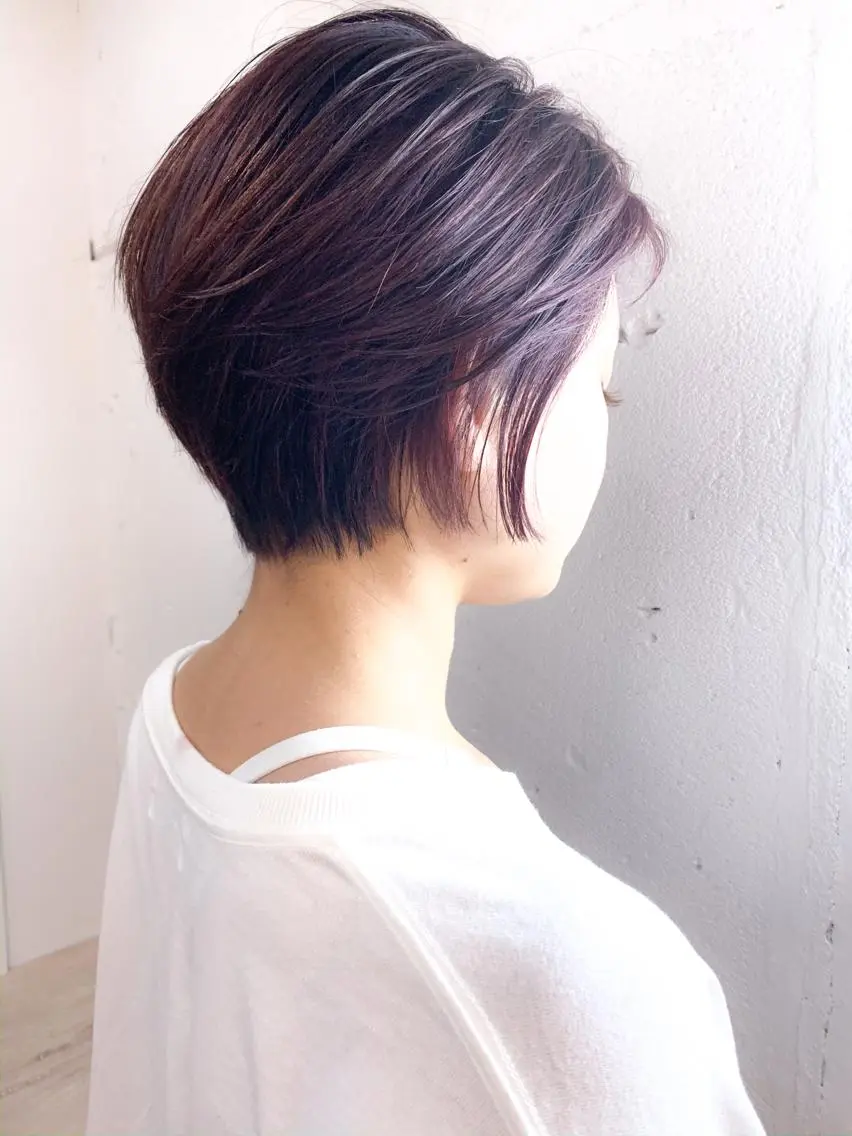 ショート ヘアカラー ショート✨ボブ✨代表 新田見美仁のヘアスタイル