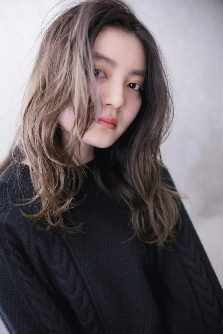 セミロング 坂本 裕介のヘアスタイル
