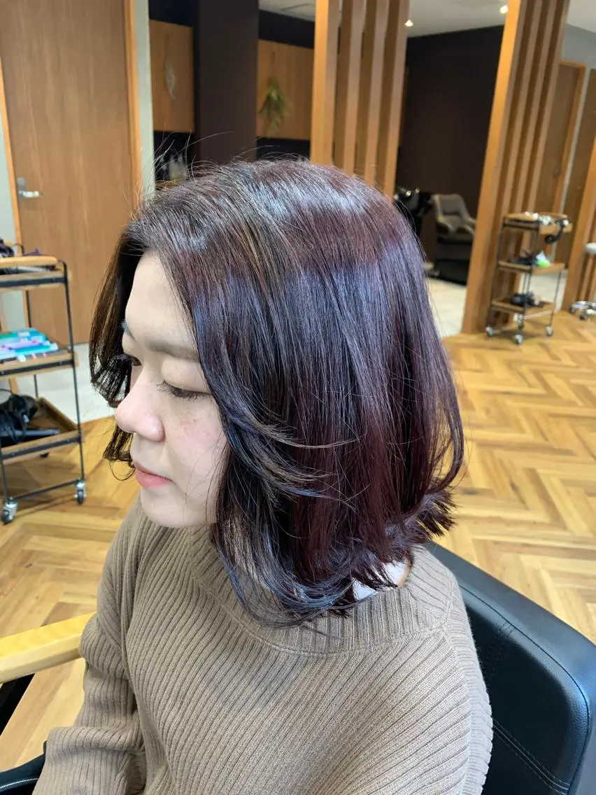 ミディアム カラー 倉山 将貴のヘアスタイル