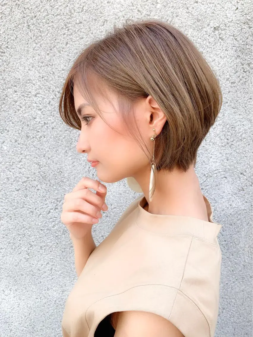 ショート カラー ヘアアレンジ ショートヘア 【赤み消しカラー】 中野浩太のヘアスタイル