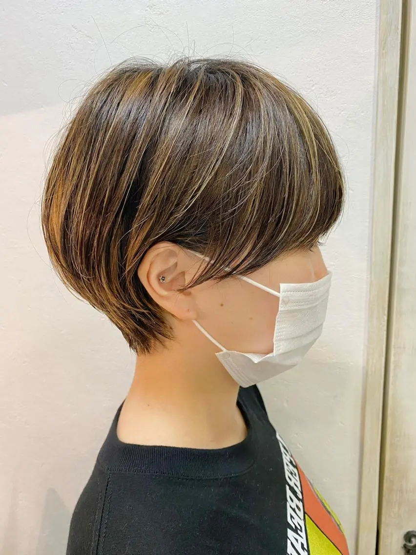 ショート ショートヘア 小顔カット カット ヘアカラー トリートメント ショート特化⭐️浅田 大輝Orangeのヘアスタイル