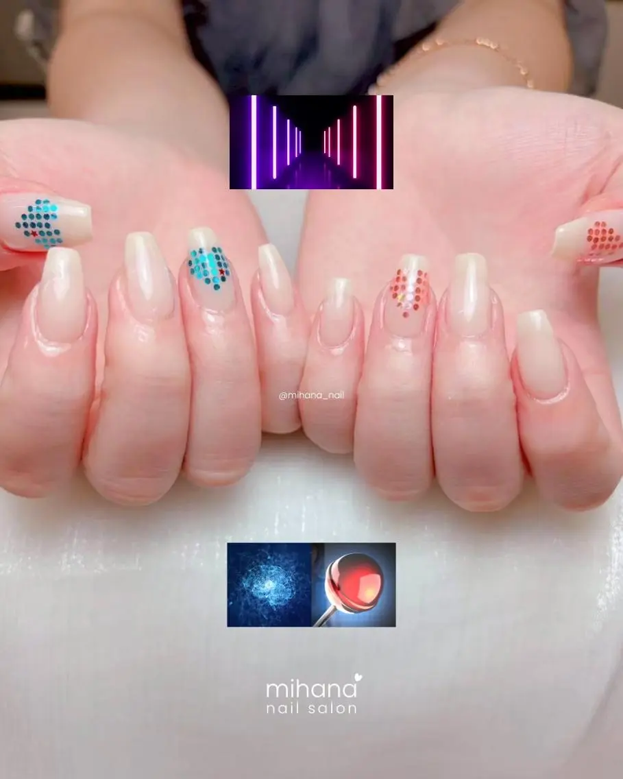 ネイル アートネイル 韓国ネイル 持ち込み ワンホンネイル Arté✦西川口✦ 長さだし・持ち込みのネイルデザイン
