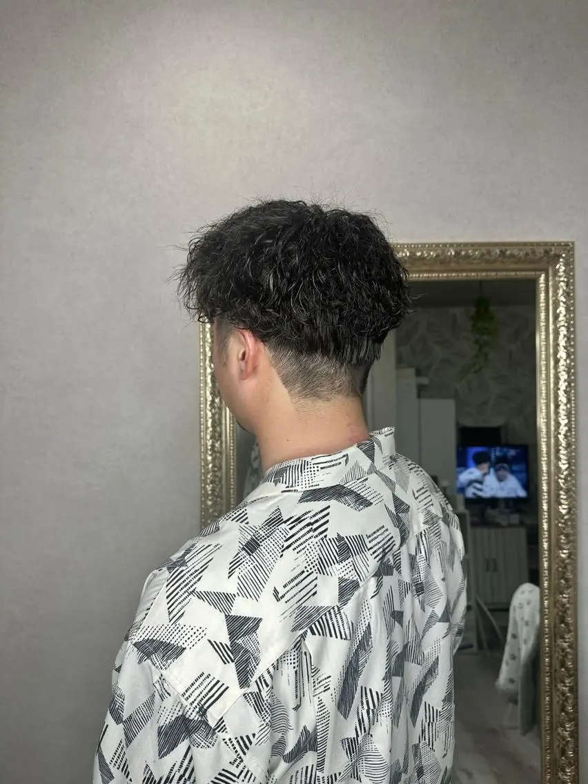 パーマ メンズ カット パーマ Designer EGGのマツエク・マツパデザイン