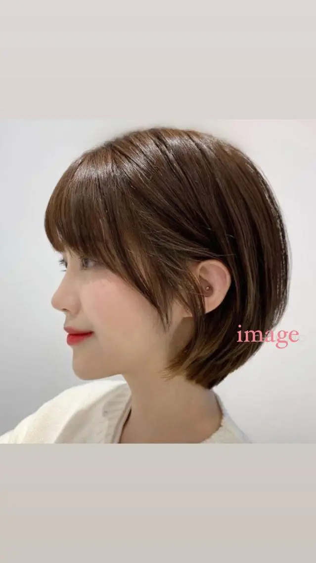 ショート ボブ ♡レイヤーボブ パーマ/うらら♡のヘアスタイル