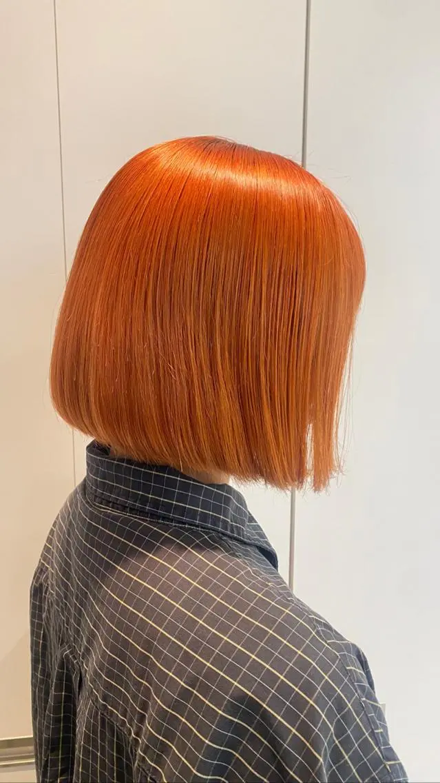 カラー オレンジ 🍏すがの みき🍏のヘアスタイル
