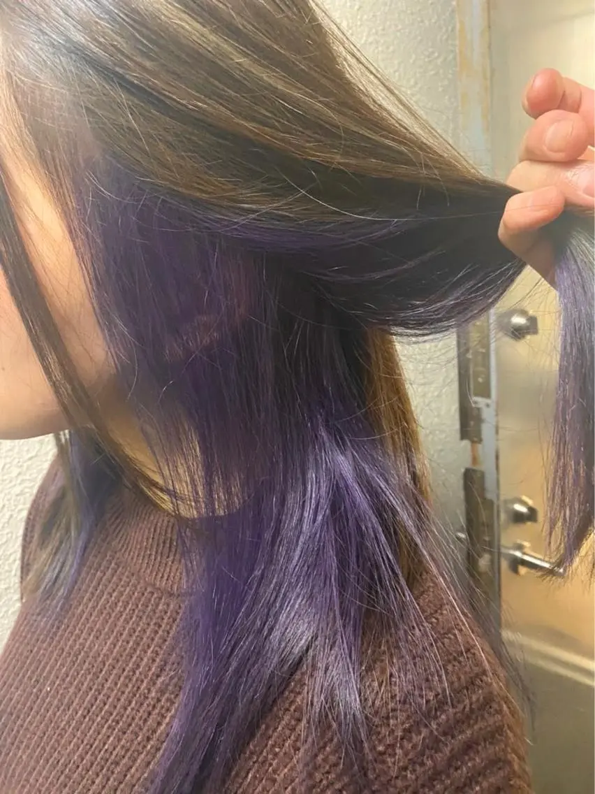 カラー インナーカラー 坂本 勇将のヘアスタイル