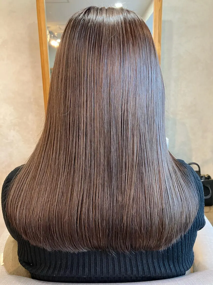 カラー ベージュカラー シルバー シルバーベージュ Hair&Make Nahoのマツエク・マツパデザイン