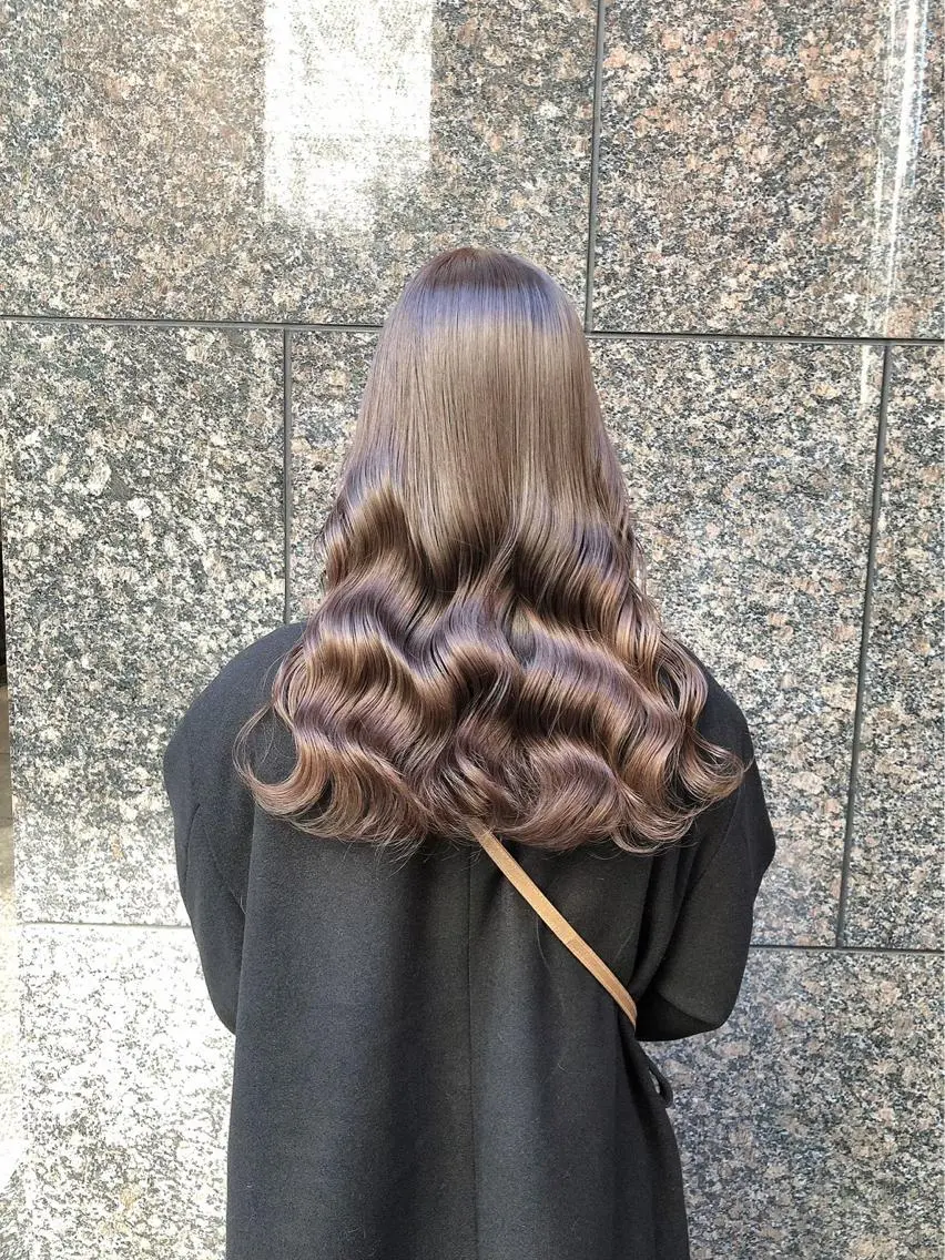 ロング カラー カット ヘアカラー トリートメント ‎🤍髪質改善‎🤍 レイヤーカット‎🤍のヘアスタイル