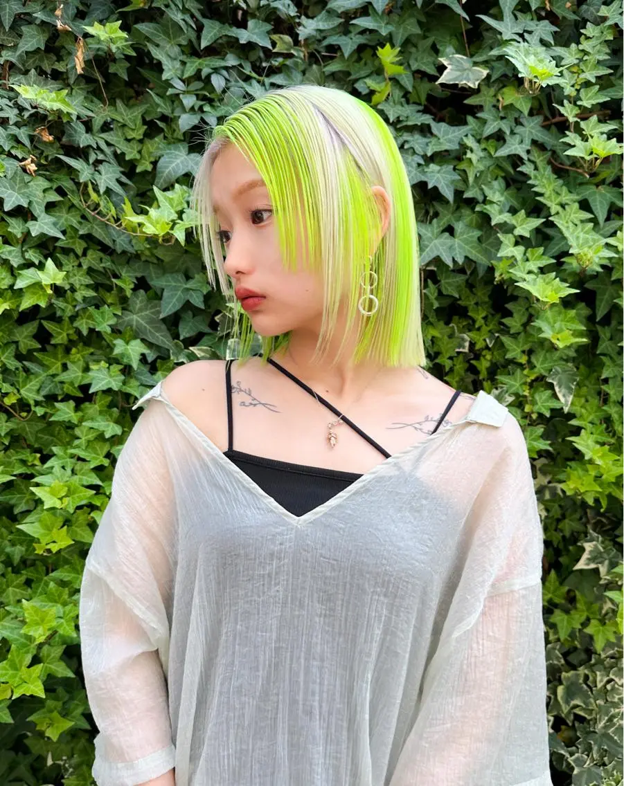 ショート カラー ヘアカラー トリートメント ハイトーン特化サロン 代表 中谷蓮のヘアスタイル