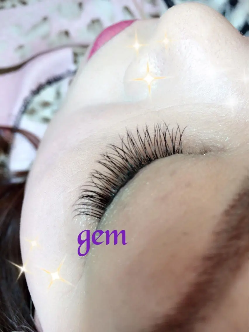 マツエク・マツパ フラットラッシュ セーブル gem 〜ジェム〜のマツエク・マツパデザイン