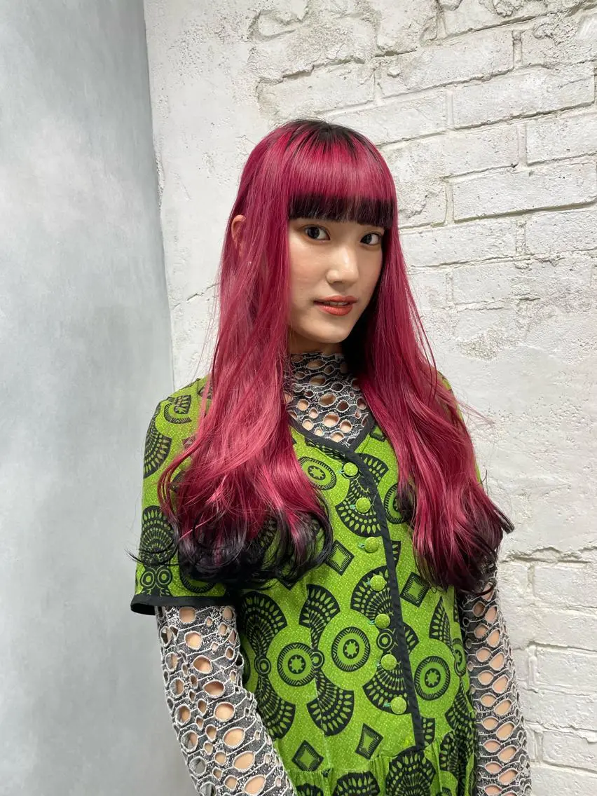 ロング カラー ヘアカラー 大阪韓国ヘア 🦋RINKAのヘアスタイル