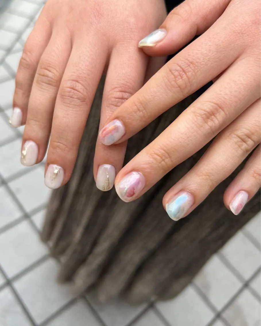 ネイル アートネイル ニュアンスネイル Asayama Ayamiのネイルデザイン
