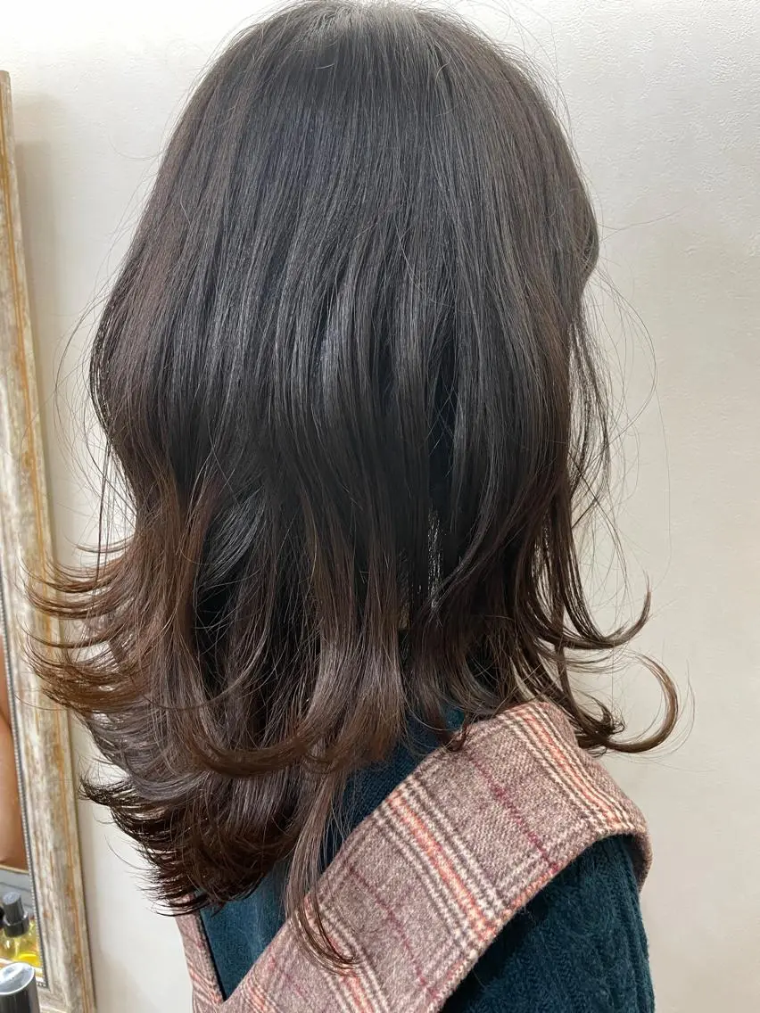 ミディアム カラー グラデーションカラー TOWA 野村　コウダイのヘアスタイル