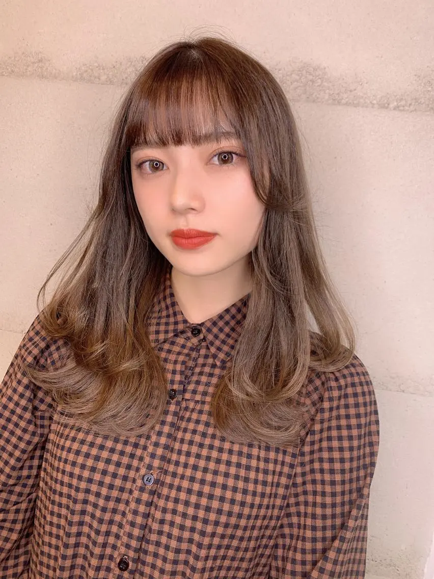 ミディアム カラー 縮毛矯正特化✂︎ YUKAのヘアスタイル