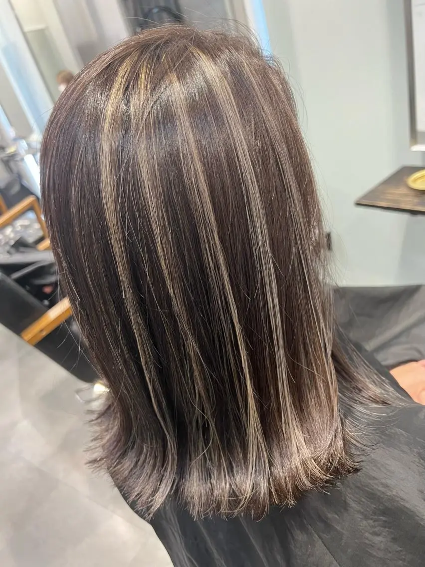 カラー ブリーチ ハイライトカラー 寺嶋 貴大のヘアスタイル