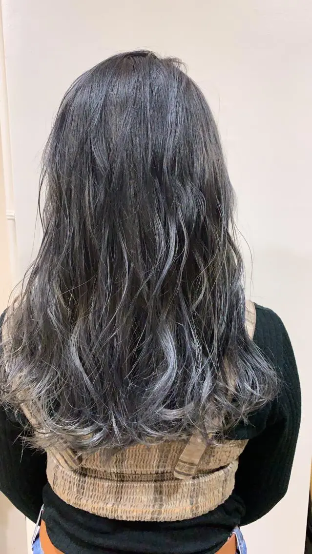 ロング ヘアカラー トリートメント ヘッドスパ ヘアセット 大宮/山口 竣也のヘアスタイル