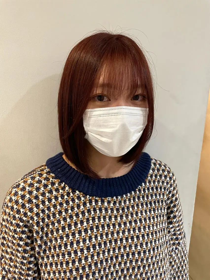 ミディアム ヘアカラー トリートメント 岩下昂世/ ハイトーン/デザインのヘアスタイル