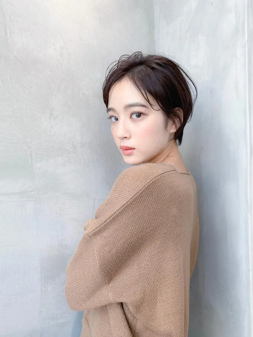ショート カラー カット ヘアカラー トリートメント 🉐レイヤー/塩見 弘樹🉐渋谷のヘアスタイル