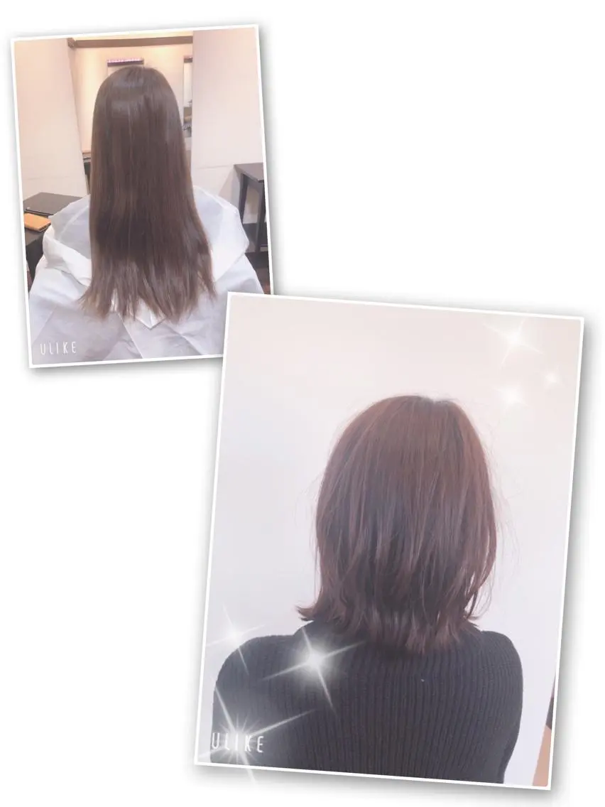 ミディアム カット そそ　喜 多のヘアスタイル