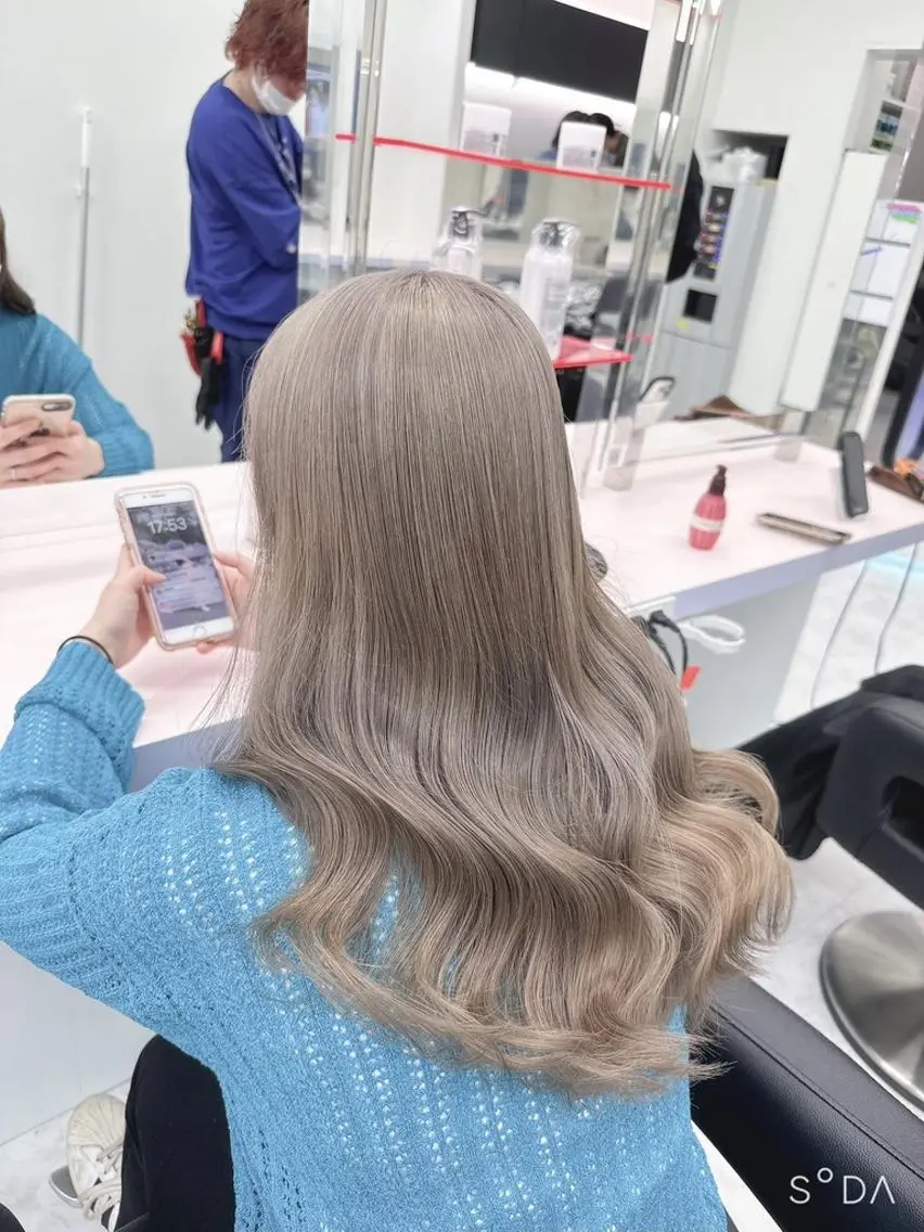 カラー 🫧韓国風透明感 ヘア🫧towaのヘアスタイル