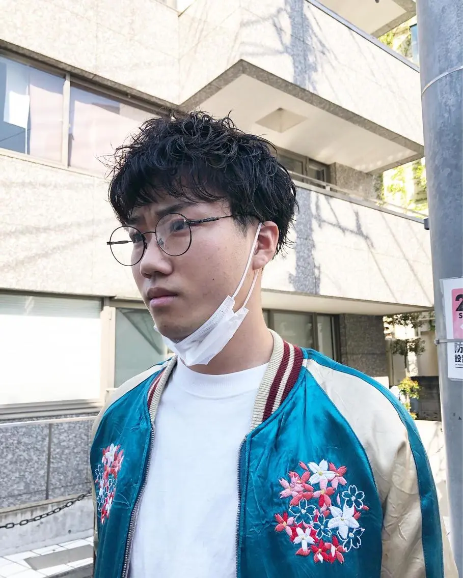 ヘアアレンジ メンズ マッシュ メンズパーマ カット トリートメント ヘアセット メンズ特化✂️栗原 侑也のヘアスタイル