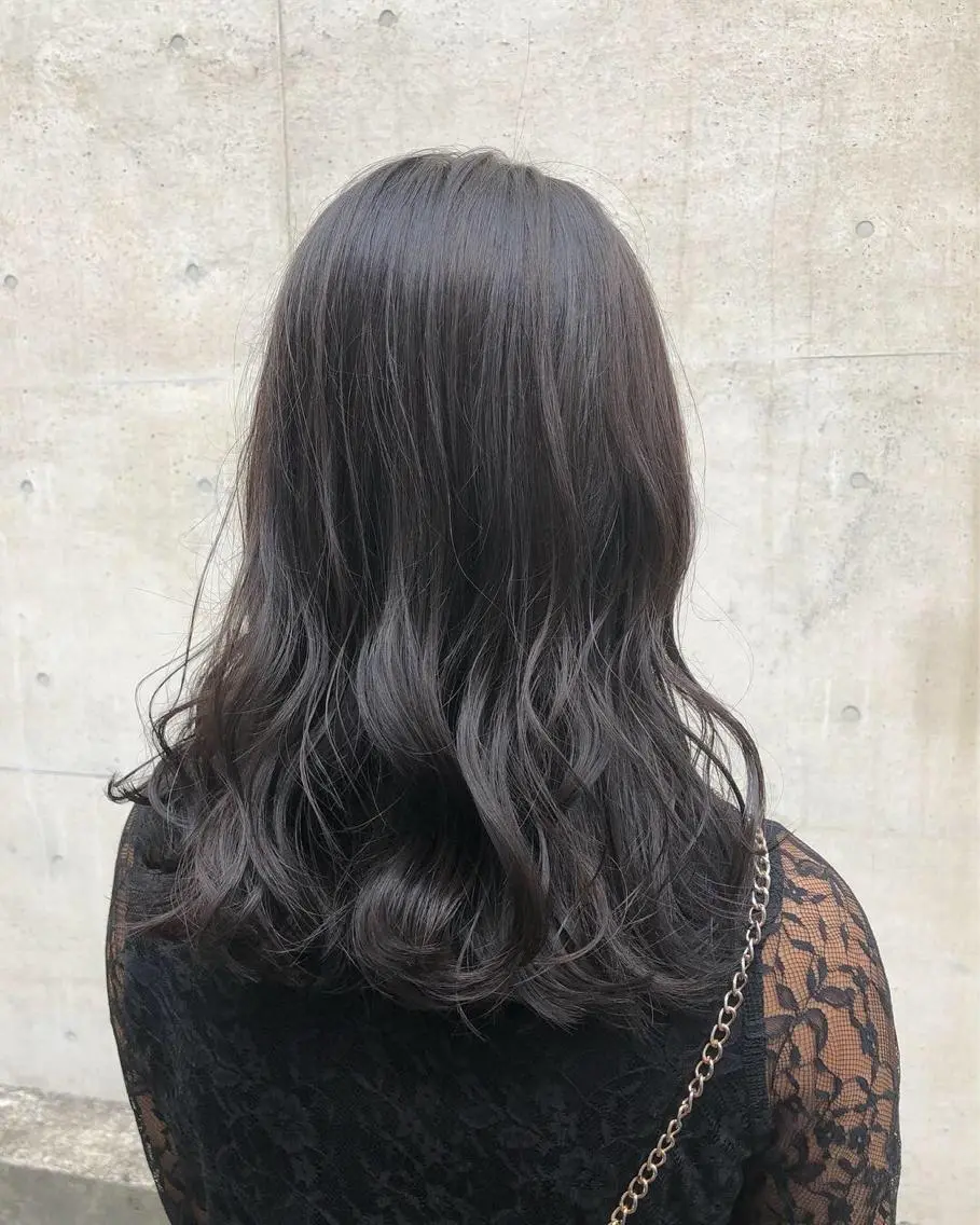 セミロング カラー グレージュ フレンチボブパーマ Yuukiのヘアスタイル