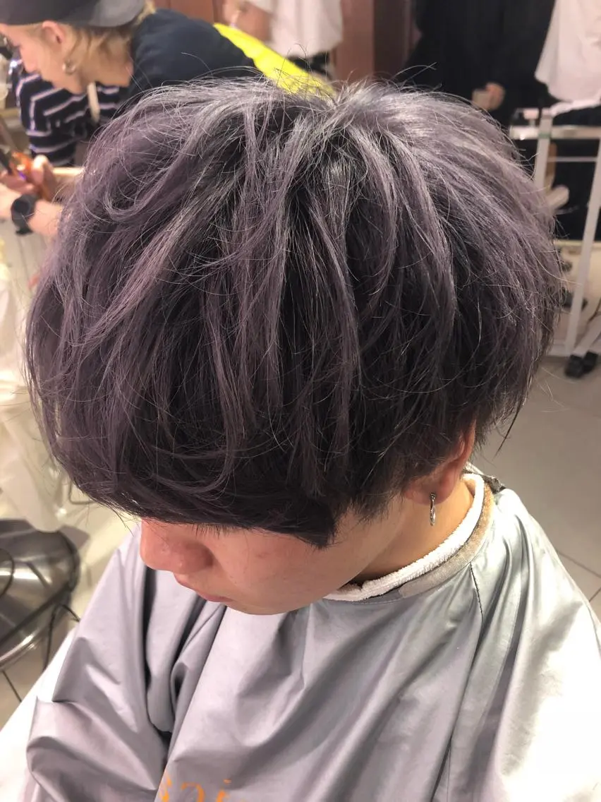 カラー メンズ 推しカラー オタク美容師 山本のヘアスタイル