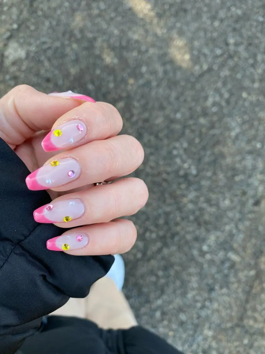 ネイル アートネイル 持ち込み Apri  Lush 大金のネイルデザイン