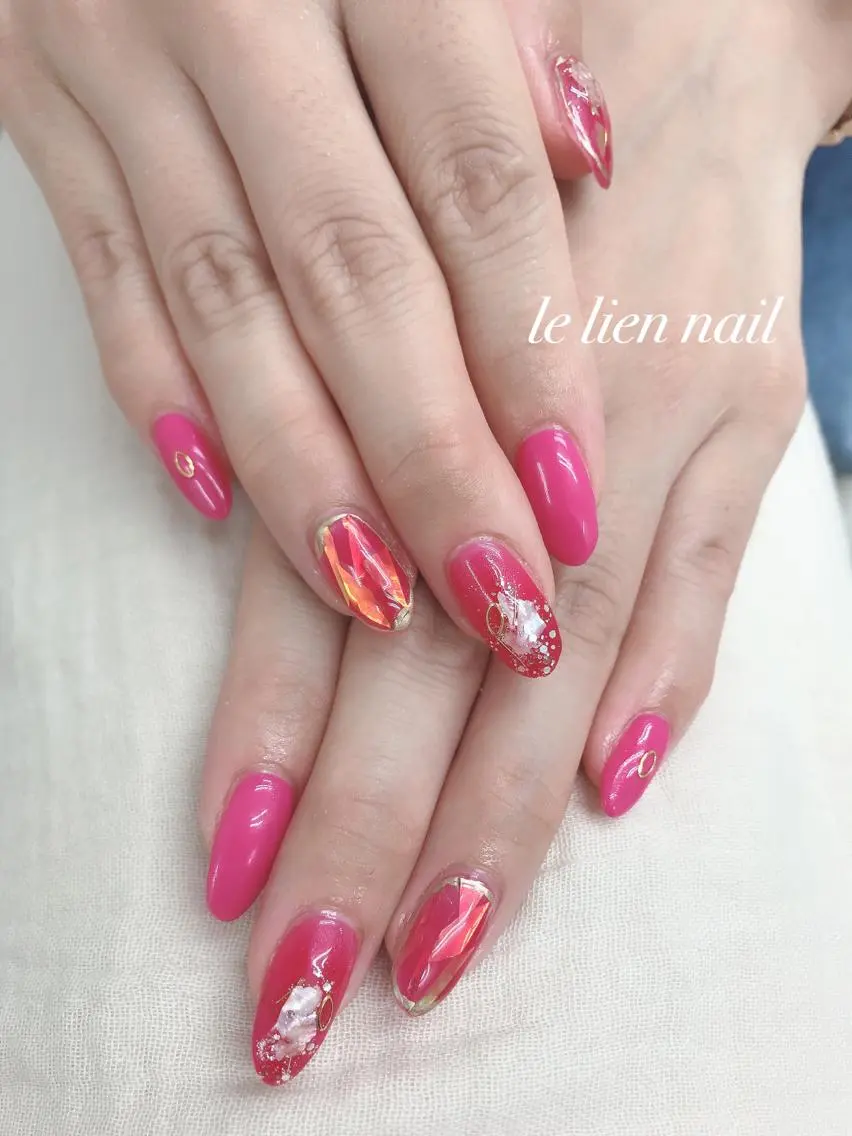 ミディアム le lien nailのネイルデザイン