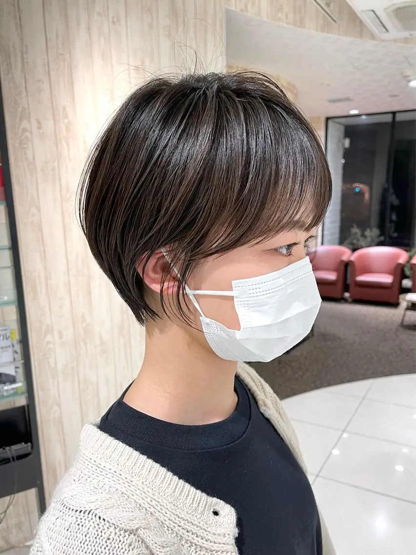 ショート ショートボブ ハンサムショート 丸みショート ボブ ショートヘア 荻窪/ショートヘア✨ ショートボブ長松大哉のヘアスタイル
