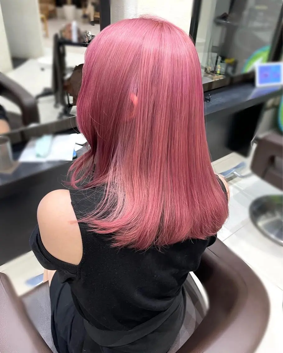セミロング カラー YUI𓍯エクステ /ニュアンスカラーのヘアスタイル