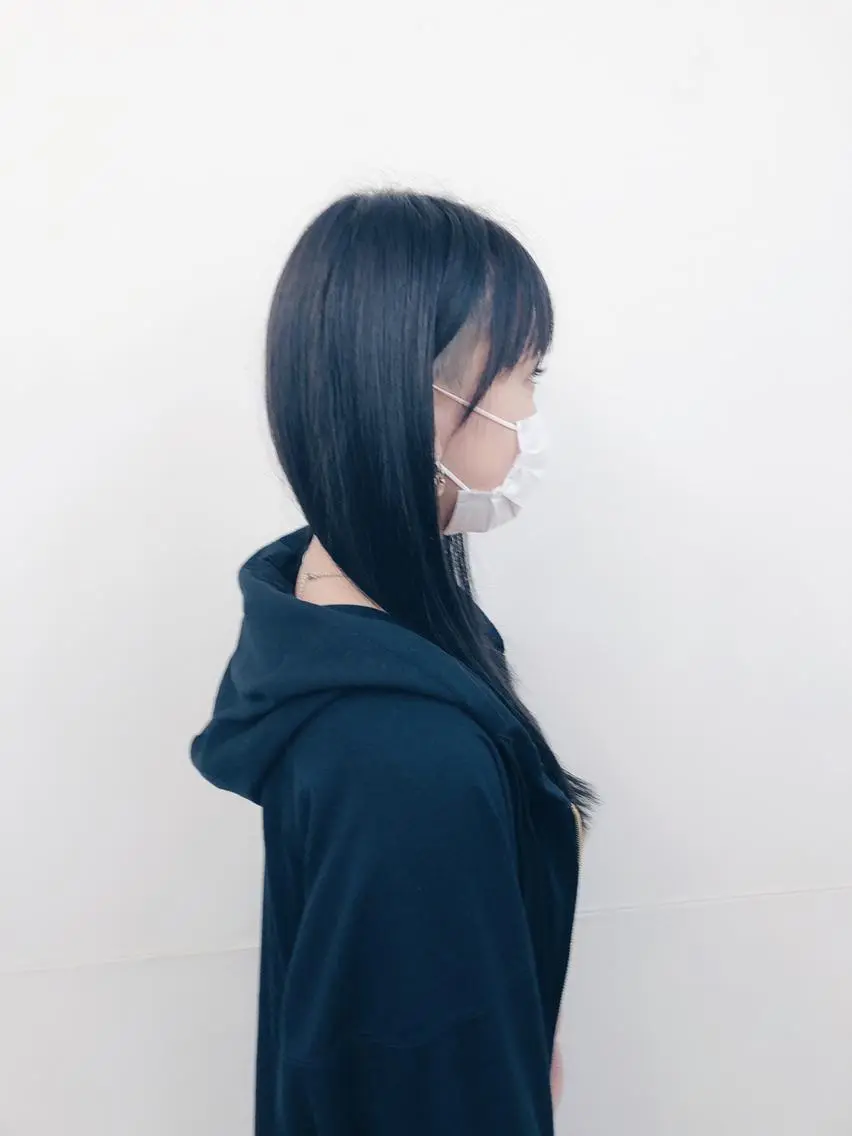 ロング エクステ ロング 刈り上げ エクステ IN∞hair/ インヘアー/下伊福店のヘアスタイル