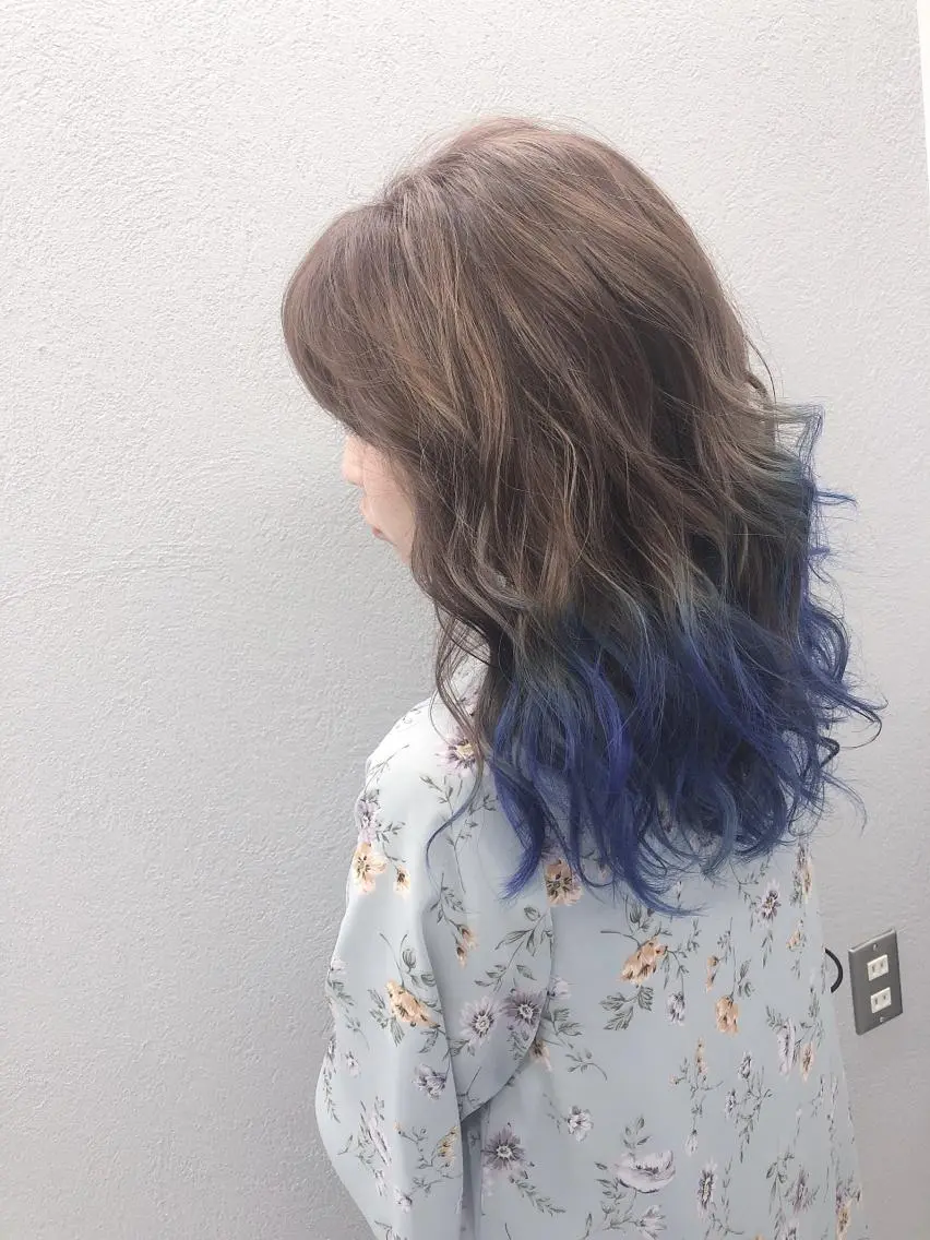 カラー カットモデル急募🌈 技術責任者久保のヘアスタイル