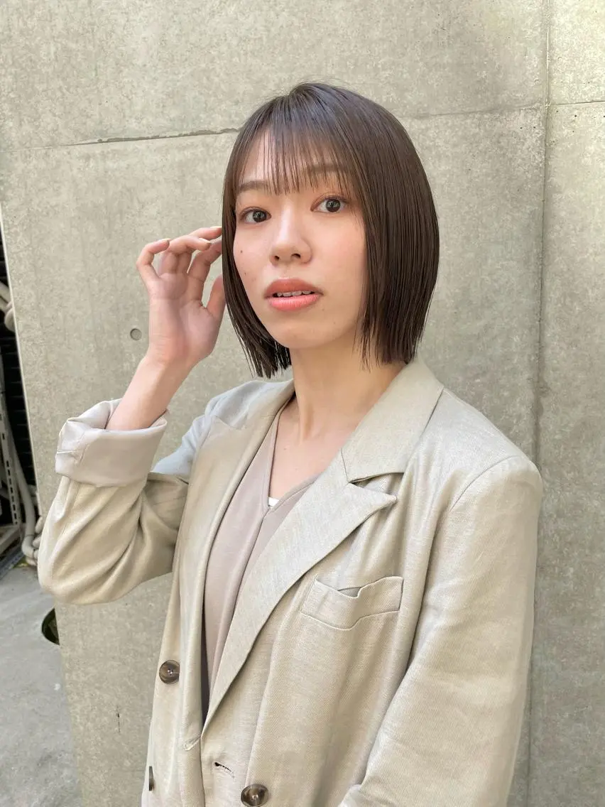ショート カラー ヘアカラー トリートメント ツヤ美髪💐 髪質改善/高山愛来のヘアスタイル