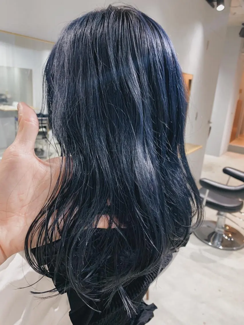 セミロング カラー ボブパーマコテ巻き風 パーマNo1深江秀平のヘアスタイル