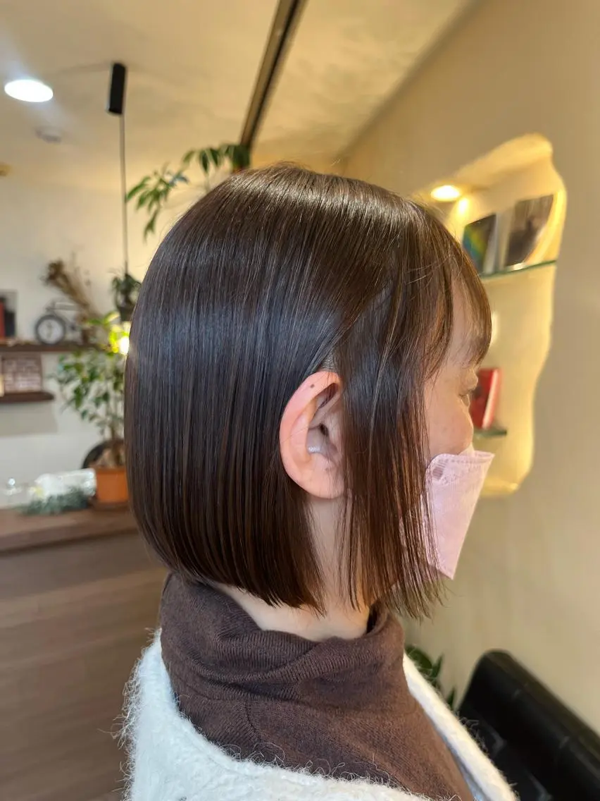 ショート ボブ 田畑 優希のヘアスタイル