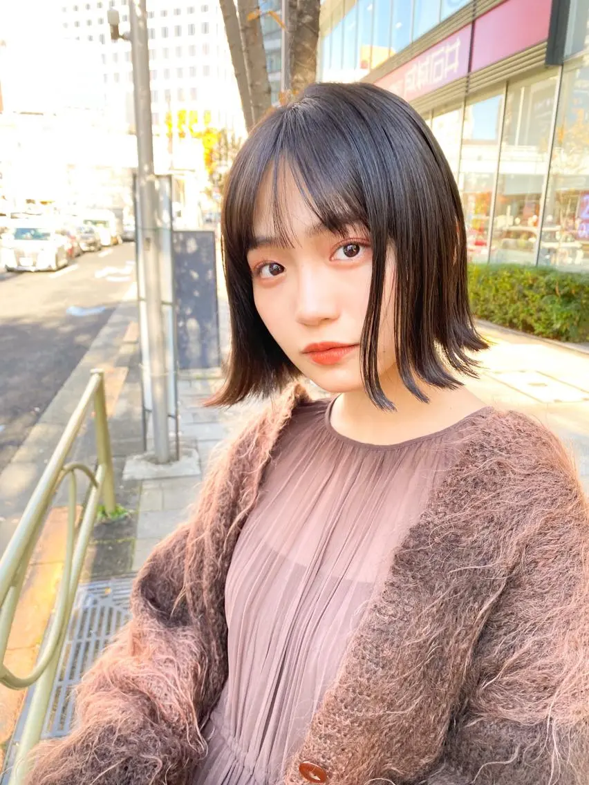 ショート カラー ヘアアレンジ ボブ レイヤーカット 外ハネヘア ウルフカット ボブ/ショート 秋本凌汰のヘアスタイル