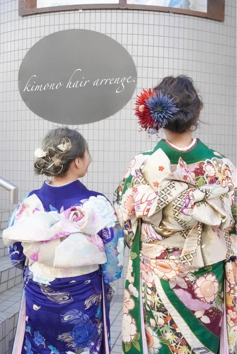 ヘアアレンジ 成人式 角戸 りおのヘアスタイル
